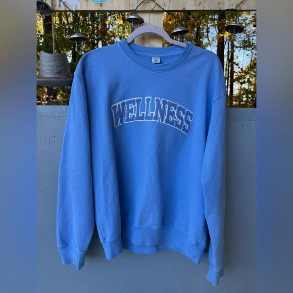 Sporty & Rich Light Blue Wellness‎ Sweatshirt